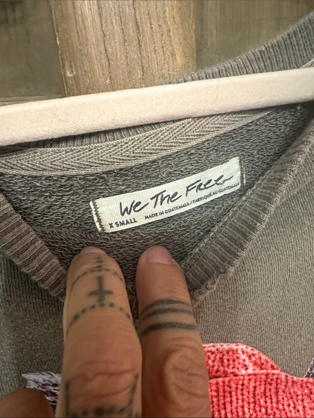 Free people Sweatshirt Squirrel we the free Camden custom - Picture 3 of 4